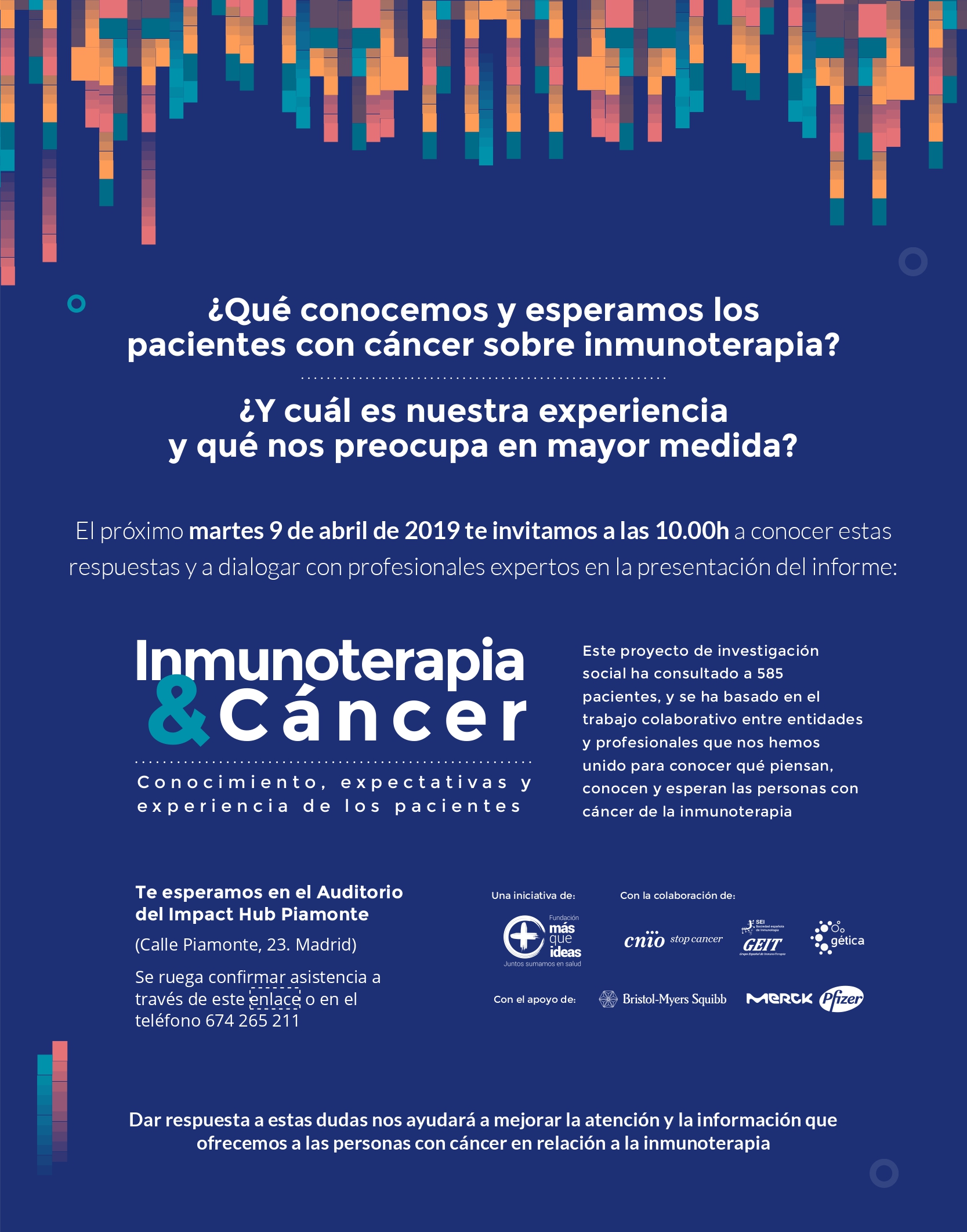 invitacion informe inmunoterapia